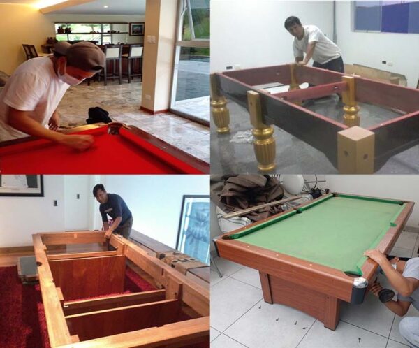 mesa de billar reparacion Servicios de Mantenimiento de Mesas de Billar